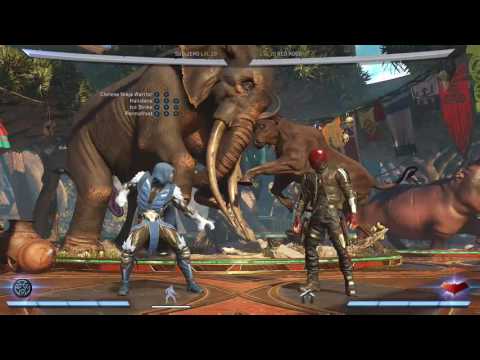 injustice 2 sub zero INSANE unblockable setup combo and gameplay