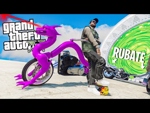 RUBO e TRASFORMO TUTTE le MOTO LEGGENDARIE su GTA 5! *portale magico*