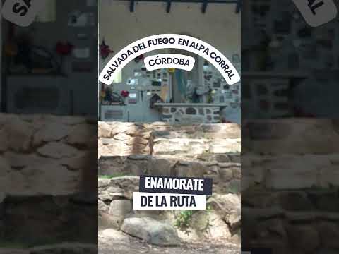 GRUTA SALVADA DE  LLAMAS EN ALPA CORRAL #Shorts #AlpaCorral #SierrasDeCórdoba #VirgenMaría #Córdoba