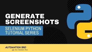 Download the video "Generate Screenshots | Selenium Python Tutorial"