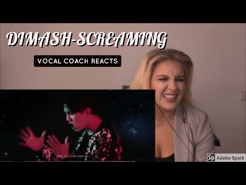 VOCAL COACH | Reaction | DIMASH "Screaming" - official