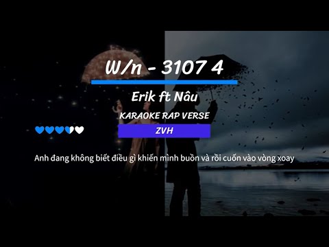 3107-4 Karaoke Rap Verse - Nâu ft Erik | ZVH