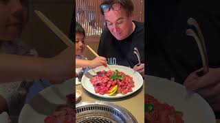 Let’s try expensive YAKINIKU (Japanese BBQ)