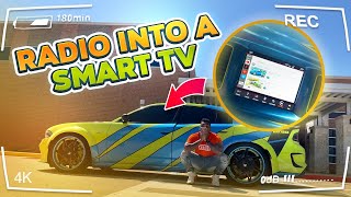 How To Turn Your Car/Truck Radio Into A Smart TV *ANY VEHICLE*