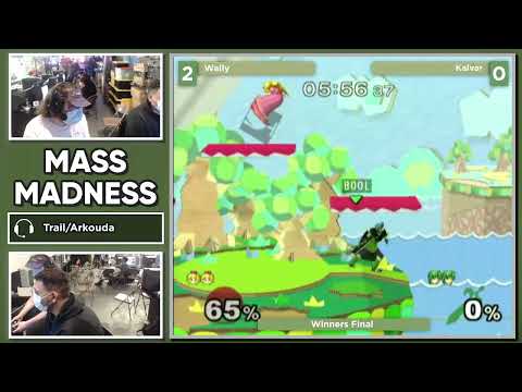 Mass Madness 35 SSBM - Wally (Peach) vs. Kalvar (Marth) - Melee WF
