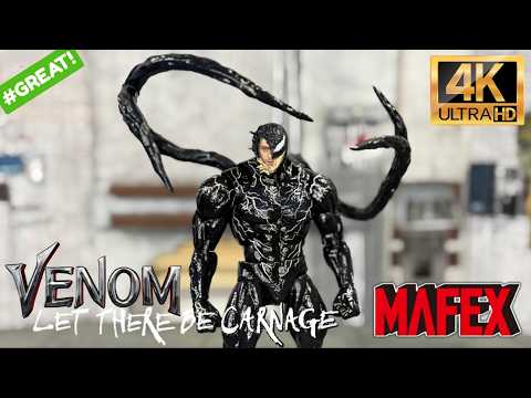 MAFEX Venom Let there be carnage 1/12 action figure Unboxing REVIEW #mafex #venom #spiderman #marvel