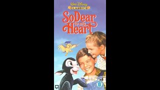 Opening to So Dear To My Heart UK VHS...