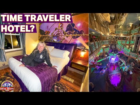 We Stayed at the Alton Towers Hotel in England! FULL Room & Resort Tour, Secret Garden Restaurant