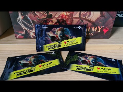 Umboxing Promo Pack Magic The Gathering L'Avanzata delle Macchine FOIL #mtg #magicthegathering