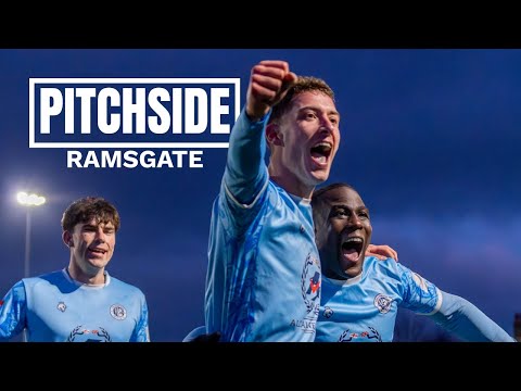 📹 PITCHSIDE | Ramsgate 2-3 Folkestone Invicta | Donell Thomas strikes late to win Kent derby