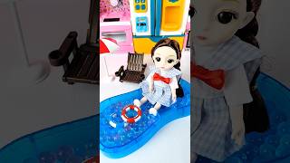 Satisfying with Unboxing & Review Miniature Swimming Pool | ASMR Video no music #asmrroleplay