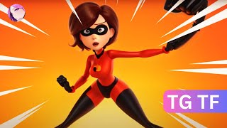 Boy to Incredible Elastigirl | TG TF Gender Bender Anime Gender Swap Transgender TF