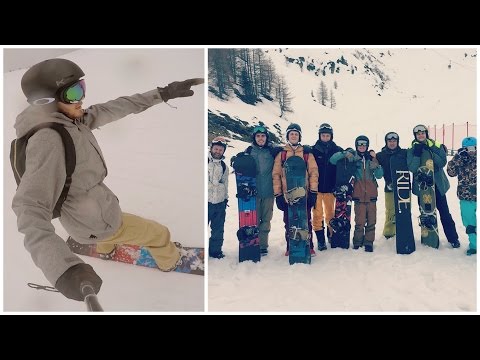 The YouTube Boy Band Go Snowboarding!
