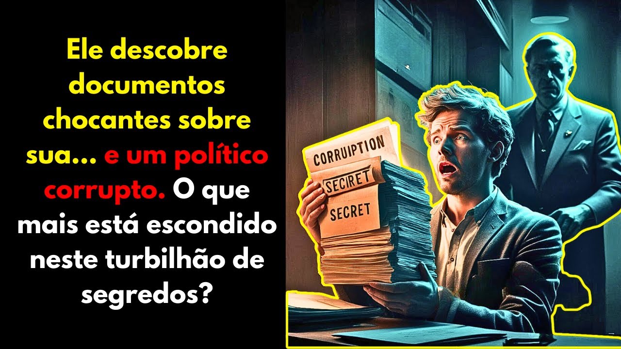 Ele descobre documentos chocantes sobre sua… e um político corrupto. O que mais está escondi...