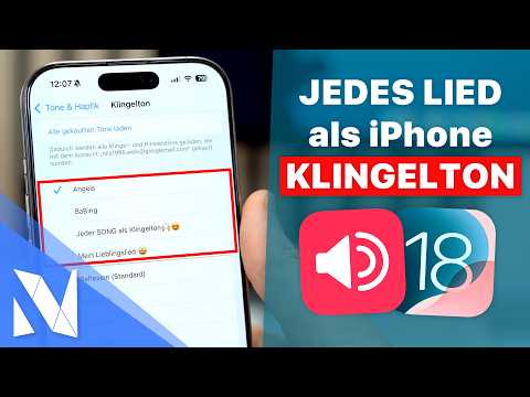 iPhone Klingelton ändern & JEDES LIED kostenlos einstellen (iOS 18) 🎶 🛎️ | Nils-Hendrik Welk