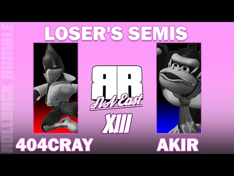 404Cray (Falco) vs Akir (DK) | Loser's Semis | Rollback Rumble: NA East 13