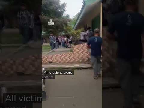 Students flee deadly school shooting in the Philippines | AJ #shorts