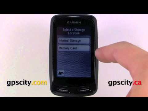 Garmin Edge 800 GPS Bike Computer -  Data Recording Setup