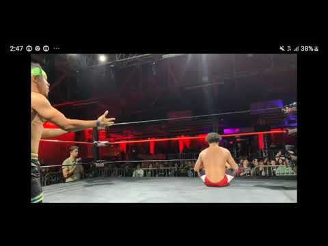 Wrestler keeps playing his Nintendo Switch in the middle of matches