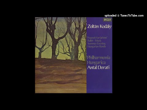 Zoltán Kodály :  Summer Evening, for orchestra (1906 rev. 1929-30)