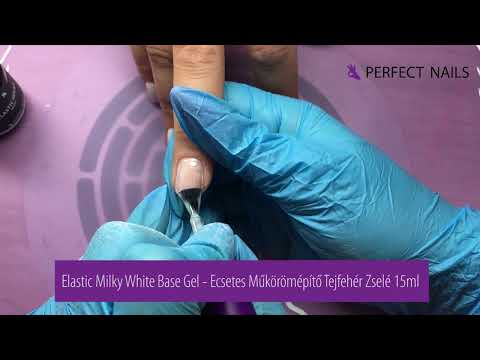 Hogyan használd? Elastic Milky White Base Gel - Ecsetes Műkörömépítő Tejfehér Zselé