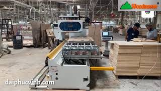 Woodmaster Cnc. MÁY KHOAN MỘNG ÂM CNC 10 đầu khoan như máy Cnc Ptp