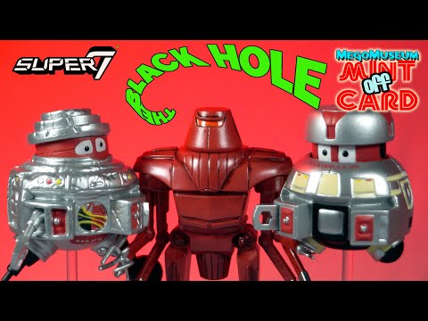Super 7 Black Hole Vincent, Old Bob, Maximillian action figure review (Mego Mint off Card)