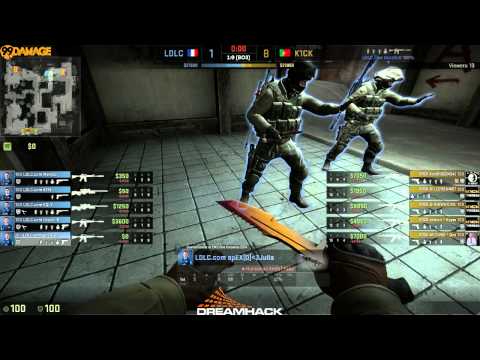 k1ck vs. LDLC | Halbfinale, DreamHack 2014 - Valencia | de_ dust2 Map 2 Part 1