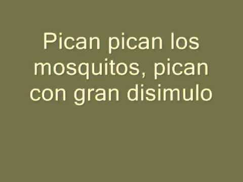 Pican pican los mosquitos