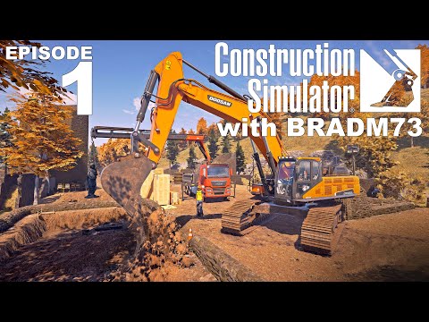 CONSTRUCTION SIMULATOR (2022) - Episode 1: GETTING STARTED!!! - YouTube