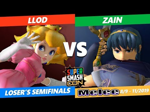SSC 2019 SSBM - PG Zain (Marth) VS  lloD (Peach) Smash Melee Loser's Semifinals