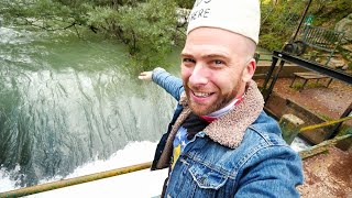Chasing Kosovo WATERFALLS!! Kosova Raki for BREAKFAST at White Drin Waterfall | Peja, Kosovo
