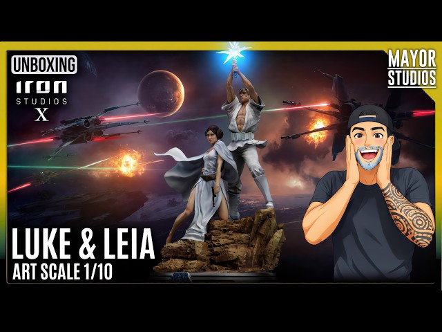Vídeo relacionado con Iron Studios Estatua Art Scale 1/10 Luke y Leia Star Wars 41 cm