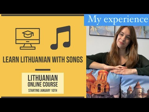 Antanas' course "Learn Lithuanian with songs" - My experience (@TalkLikeAntanas)