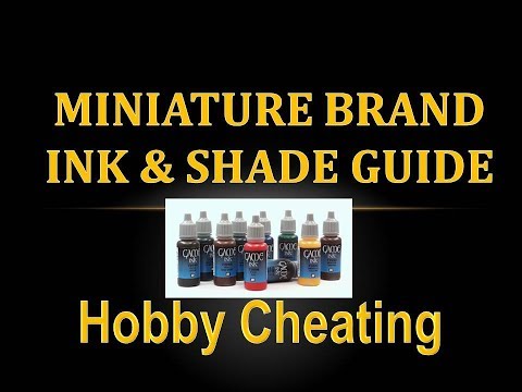 Hobby Cheating 165 - Miniature Brand Ink & Shade Guide
