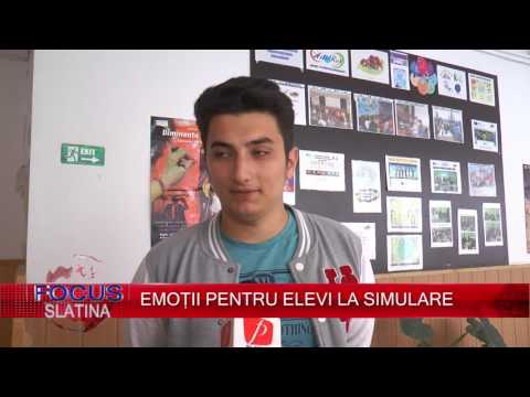EMOȚII PENTRU ELEVI LA SIMULARE (13.03.2017)