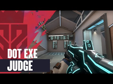 Dot Exe Judge Skin Showcase [4K] - Valorant Battlepass Skins