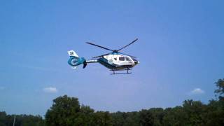 preview picture of video 'Med Center Air Takeoff Kirk Rd with East Side Fire Dept'