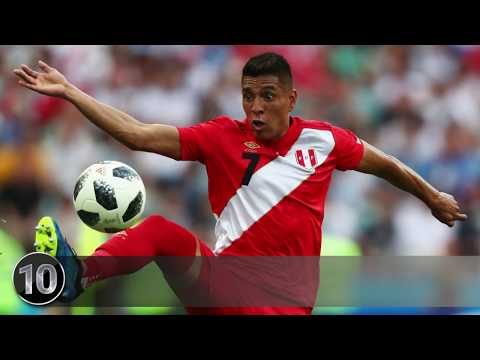 Peru's top 10 football players on Twitter