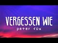 Peter Fox - Vergessen wie (Lyric Video)