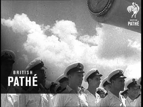 HMS King George V At Guam (1945)