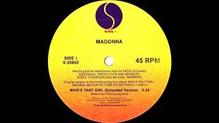 Madonna - Who&#39;s That Girl (Extended Version) 1987