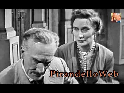 Luigi Pirandello - Il piacere dell'onestà - 1954. Luigi Cimara, Elena Zareschi, Enrico Maria Salerno