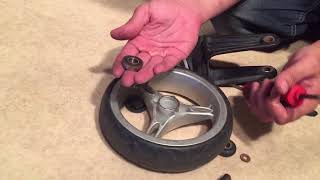 How to Disassemble the Front Wheel of a BabyJogger City Mini 4W