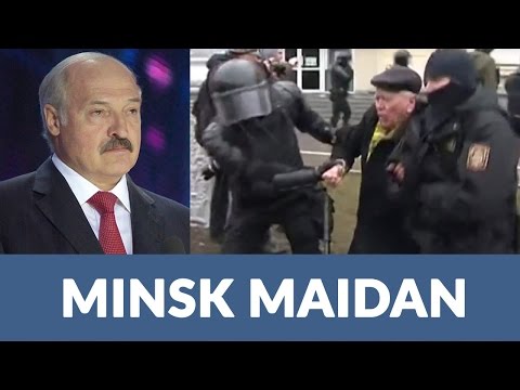 Minsk Maidan: Police beat & arrest peaceful protesters in Belarus