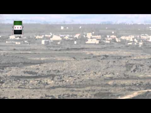 استهداف دبابة لقوات النظام بصاروخ تاو من قبل لواء العز - ألوية سيف الشام في محافظة دمشق