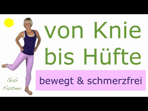 🍀 26 min. Hüfte bis Knie - bewegt und schmerzfrei, fasziales Training, ohne Geräte