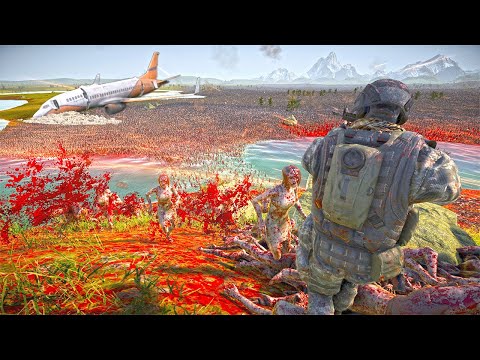 Delta Force Saved Mongolian From Tornado and Zombies| Ultimate Epic Battle Simulator 2