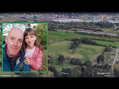 Walk and forage in darkest Ossett, Yorkshire with my granddaughter
