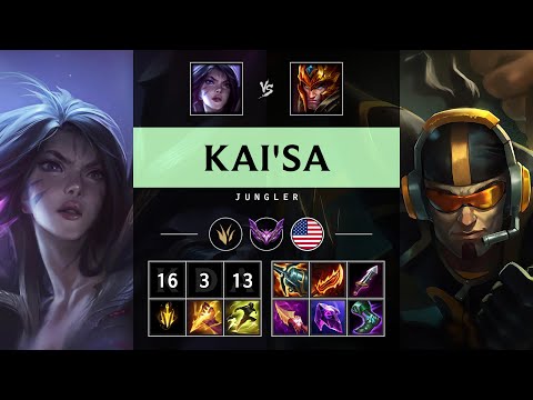 Kai'Sa Jungle vs Jarvan IV - NA Master Patch 25.17